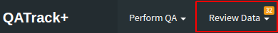 Unreviewed count is displayed at the top of every page