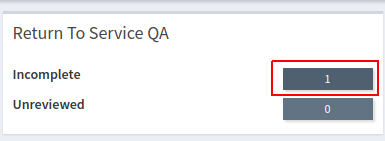 Return To Service Button