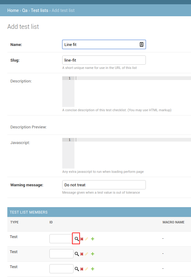 Find a Test for your Test List