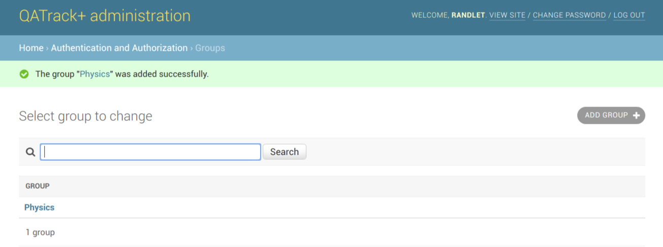 Group listings