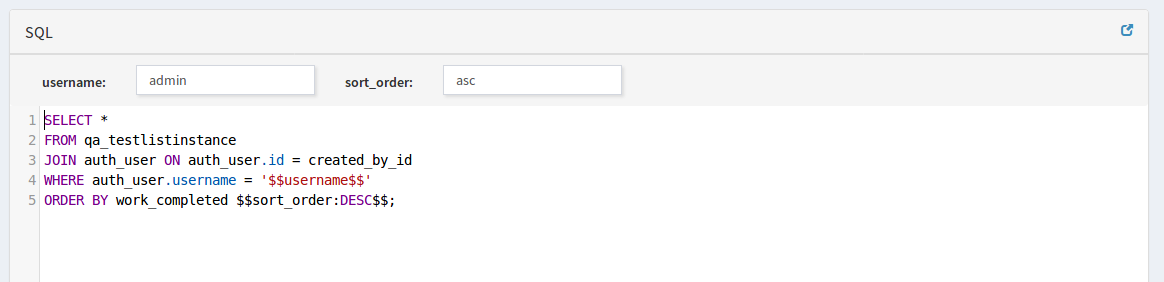 Adding query parameters