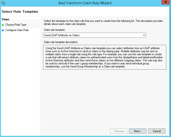 Send LDAP Attributes as Claims
